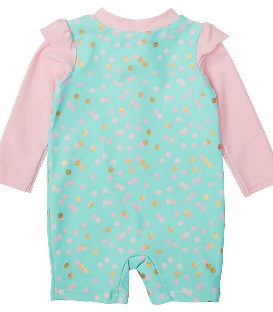 Baby Spot Print Swim Unitard