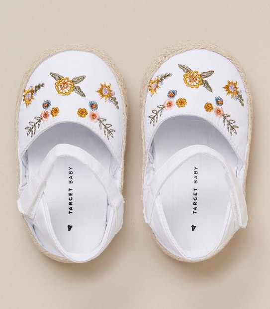 Baby Embroidered Sandals