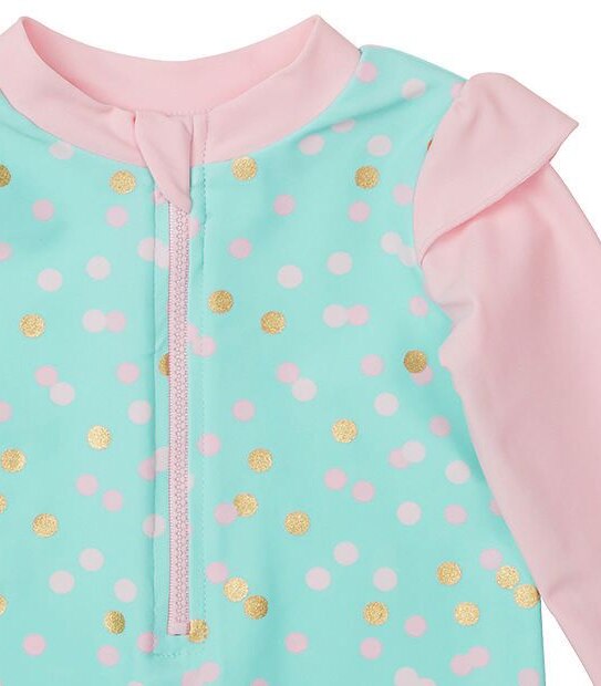 Baby Spot Print Swim Unitard