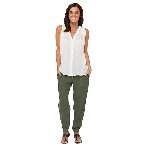 Soft Jogger Khaki Target Australia