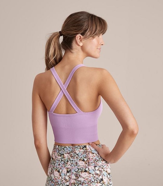 Active Longline Ribbed Crop Top; Style: AN218301
