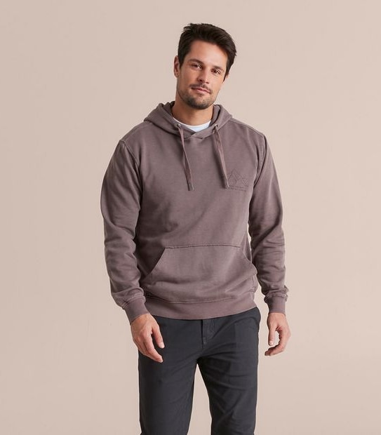 Print Fleece Hoodie