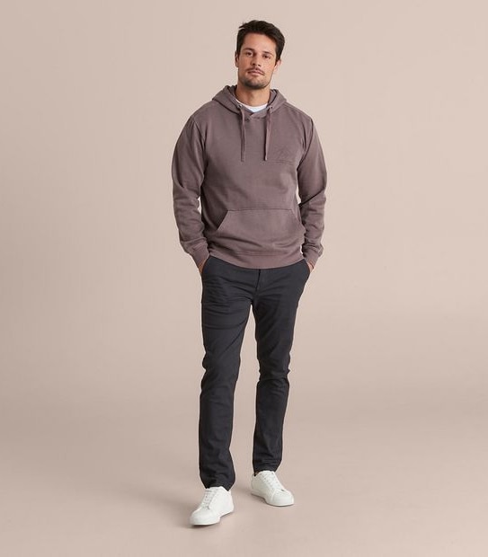 Print Fleece Hoodie