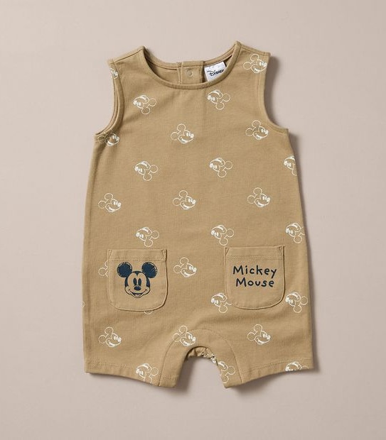 2 Pack Baby Disney Mickey Mouse Rompers