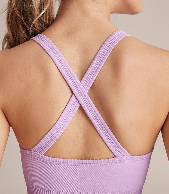 Active Longline Ribbed Crop Top; Style: AN218301