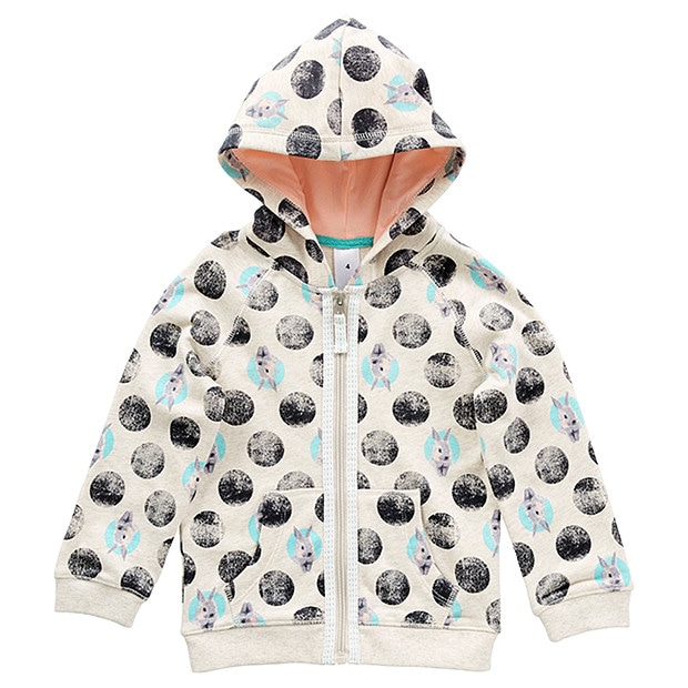 Mix & Match Bunny Zip Through Hoodie Mix & Match Bunny Zip Through Hoodie