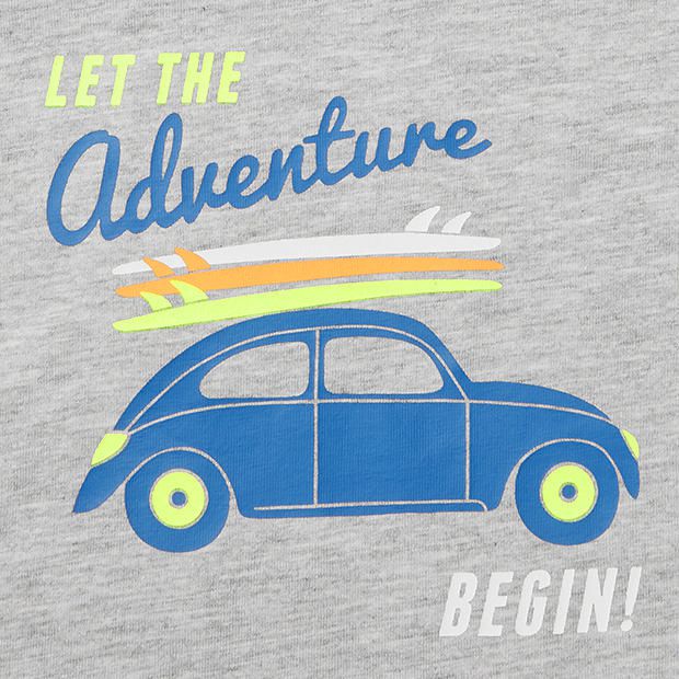 Baby Short Sleeve Let The Adventure Begin T-Shirt | Target ...