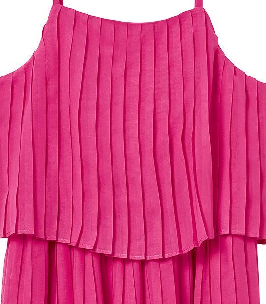 Panel Pleated Party Dress