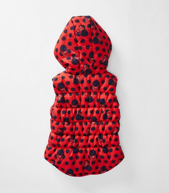 Disney Minnie Mouse Puffer Vest With Hood