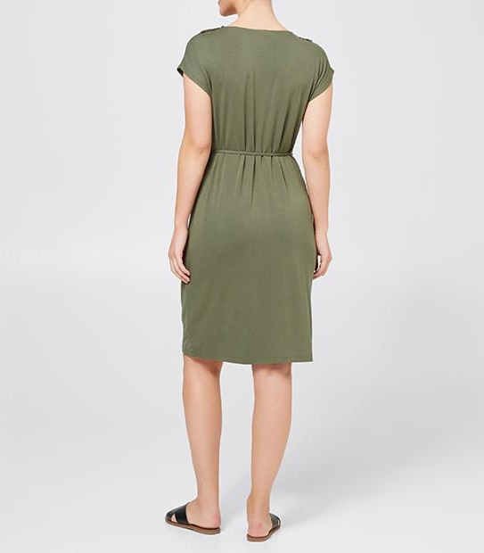 Crochet Neck Trim Dress 2 of 3