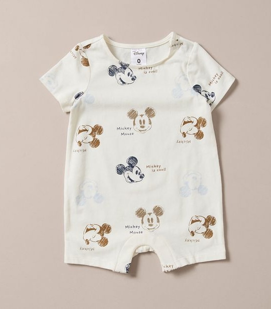 2 Pack Baby Disney Mickey Mouse Rompers