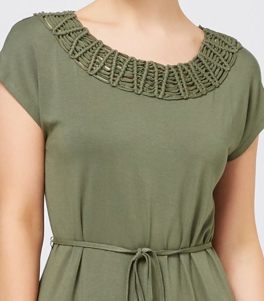 Crochet Neck Trim Dress 3 of 3