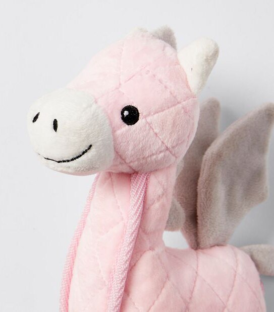 Patch & Socks Plush Dog Toy - Dinosaur 