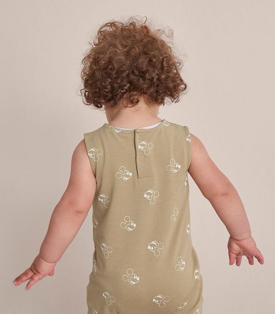 2 Pack Baby Disney Mickey Mouse Rompers