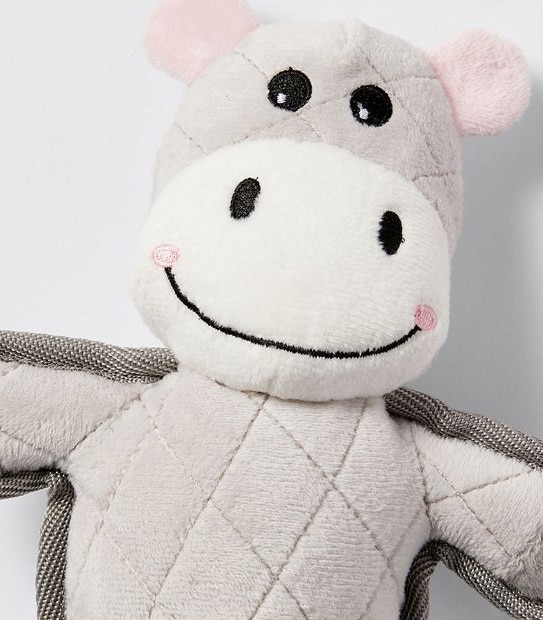 Patch & Socks Plush Dog Toy - Hippo 