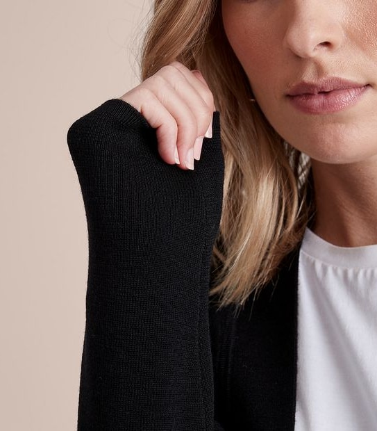Preview Merino Wool Edge To Edge Cardigan 3 of 6