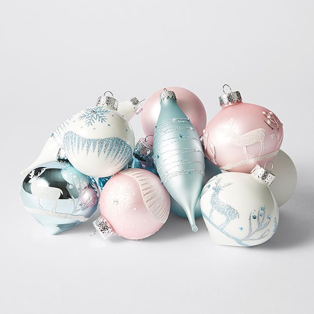 winter wonderland 24 piece christmas glass ornaments winter wonderland 24 piece christmas glass ornaments