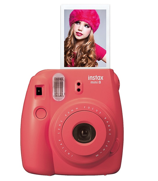 FUJIFILM Instax Mini 8 Camera - Raspberry