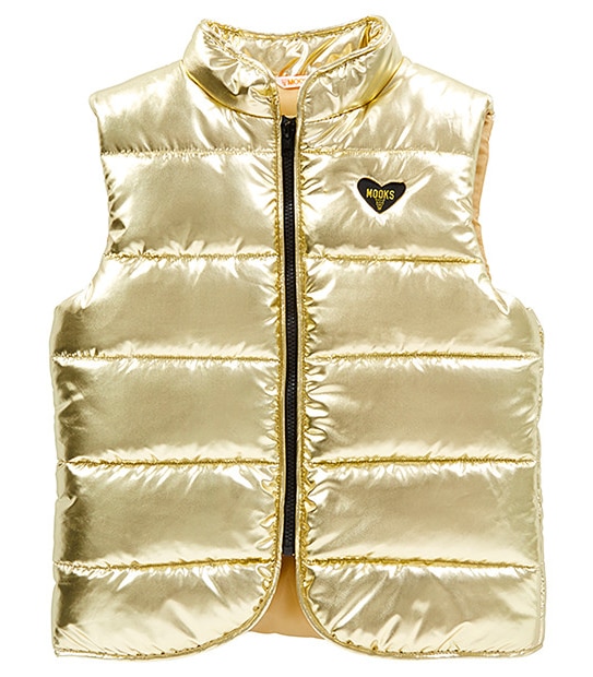 MOOKS Metallic Puffer Vest
