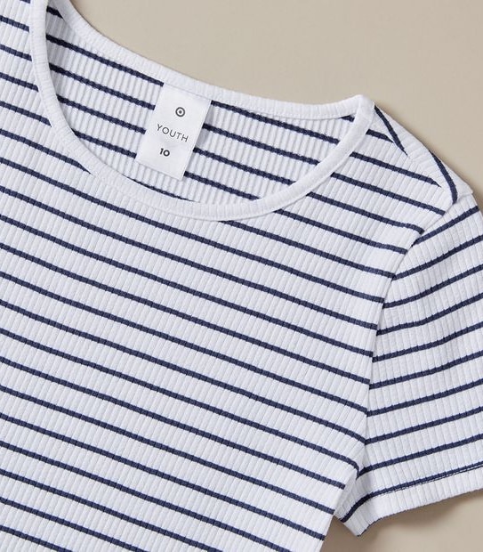 Ribbed T-shirt