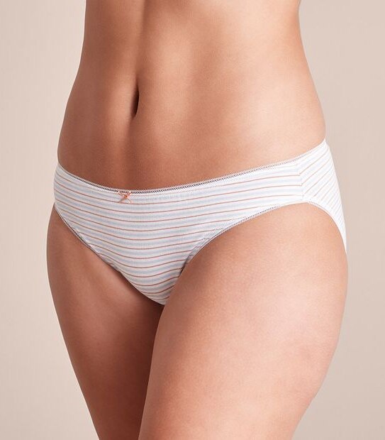 5 Pack Cotton/Elastane Bikini Briefs; Style: LBK183533