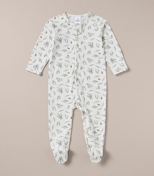 Baby Organic Cotton Print Coverall