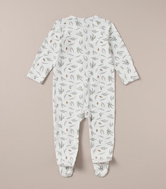 Baby Organic Cotton Print Coverall