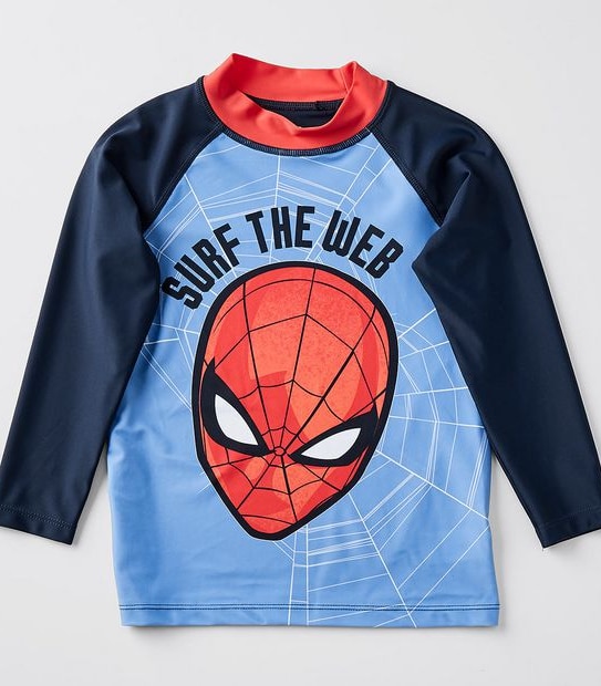 SpiderMan Rash Vest Target Australia