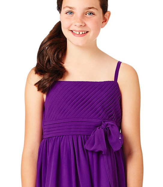 Friends By Jesse Pleated Bodice Dress - Amethyst