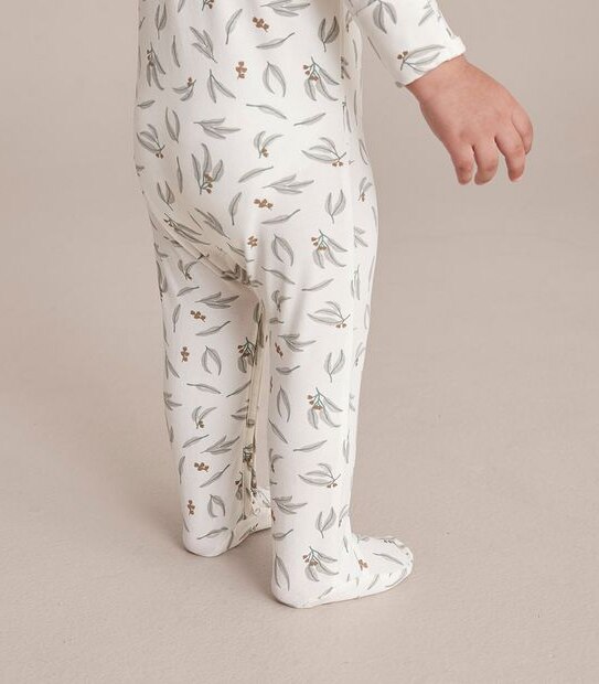 Baby Organic Cotton Print Coverall