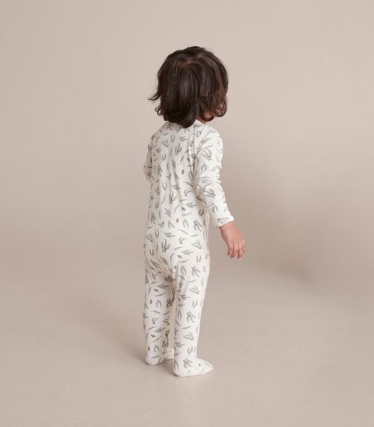 Baby Organic Cotton Print Coverall