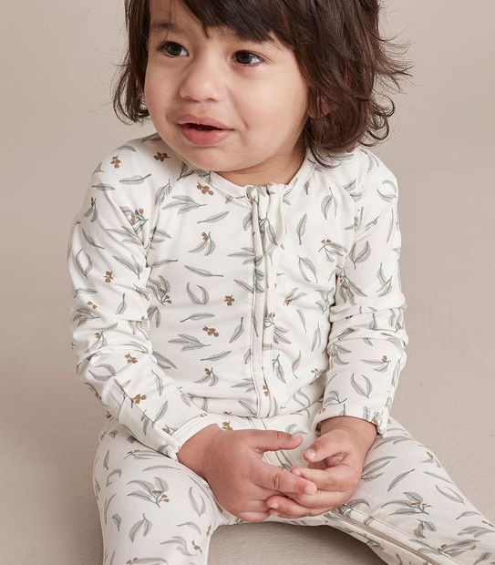 Baby Organic Cotton Print Coverall