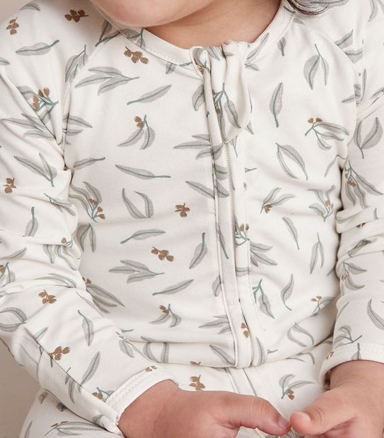 Baby Organic Cotton Print Coverall