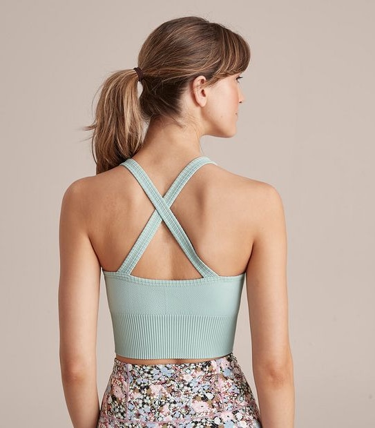 Active Longline Ribbed Crop Top; Style: AN218301