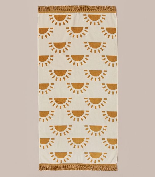Kids Tatum Sunshine Jacquard Beach Towel