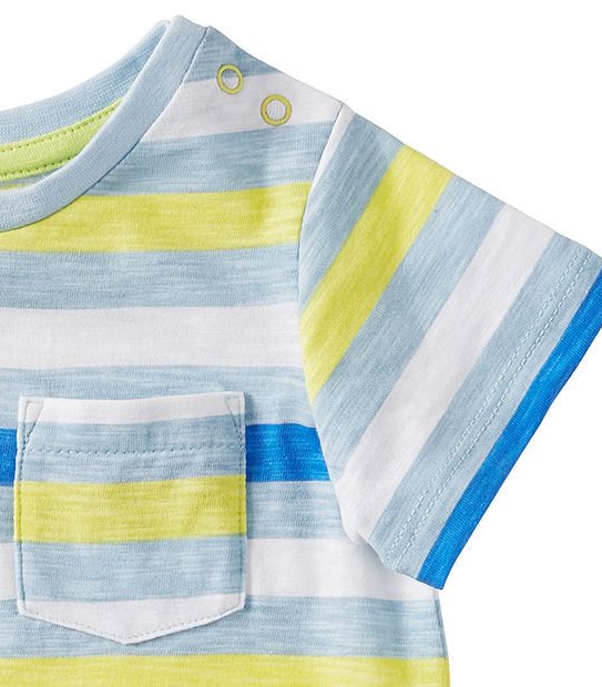 Baby Short Sleeve Stripe T-Shirt 3 of 3