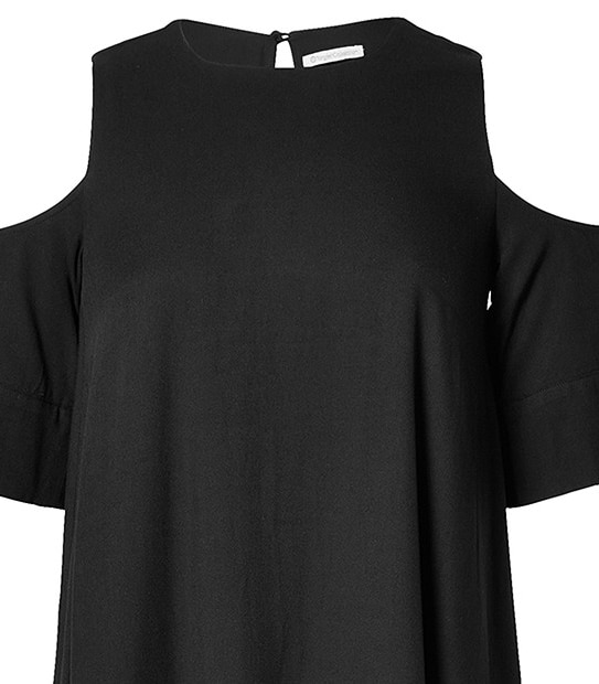 Cold Shoulder Dress - Black | Target Australia