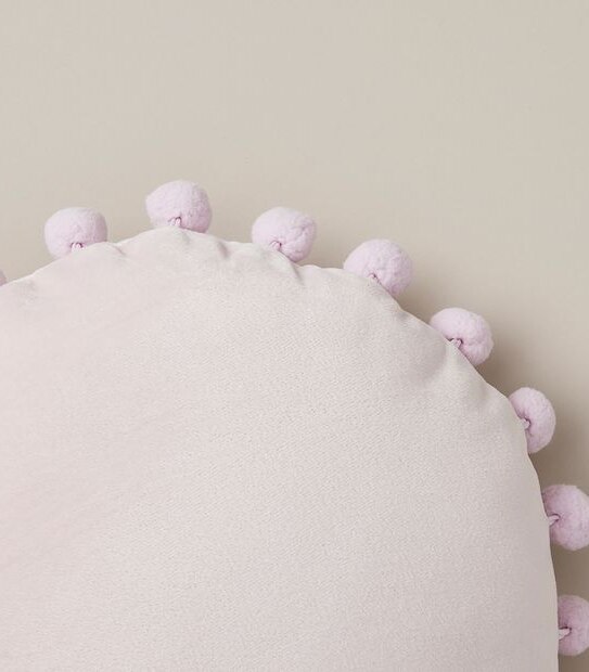 Heart Pom-Pom Cushion