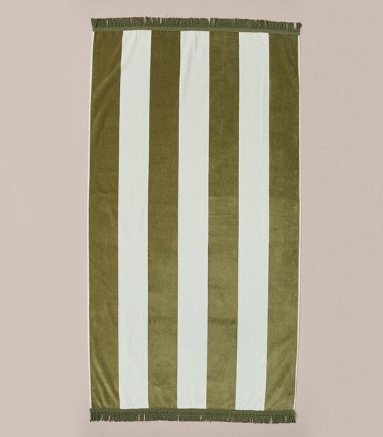 Jardin Stripe Jacquard Beach Towel Target Australia