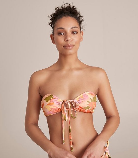 Lily Loves Textured Multi Way Bikini Swim Top