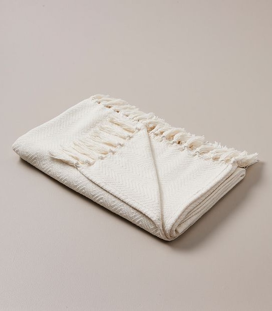 B ASTORIA THROW WHITE