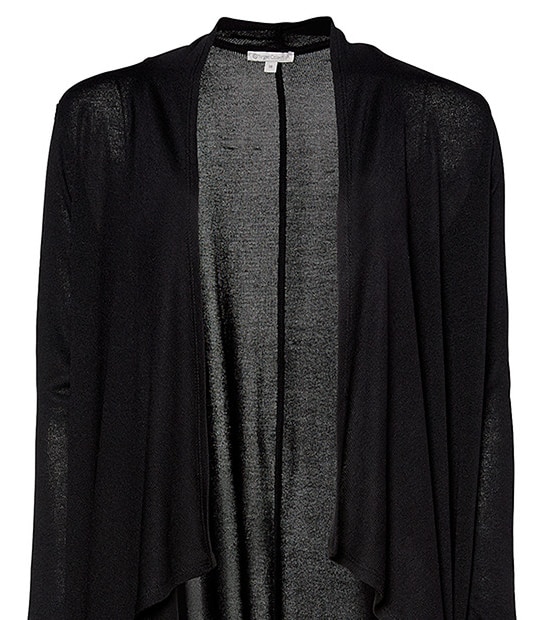 Longline Cardigan - Black