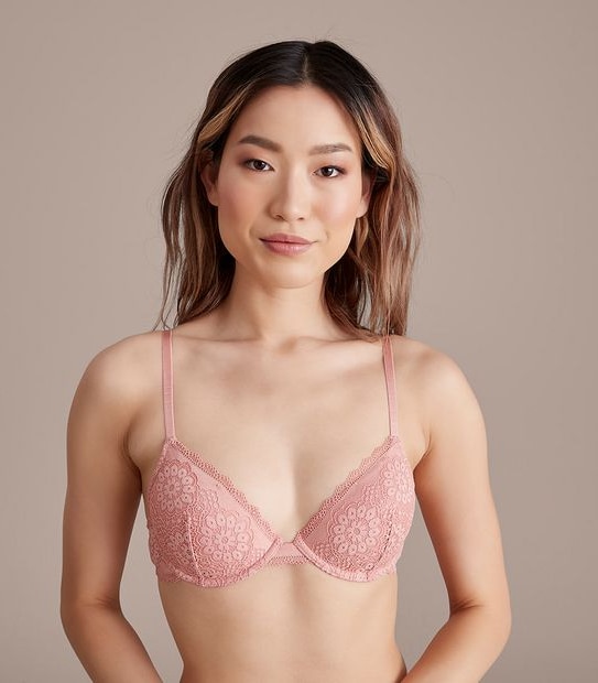 Lily Loves Demi Lace Contour T-Shirt Bra; Style: X51067