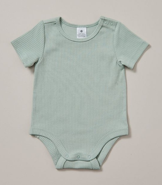 3 Pack Baby Organic Cotton Bodysuits