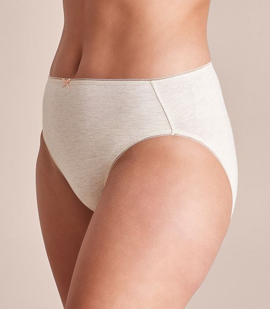 5 Pack Cotton/Elastane High Cut Briefs