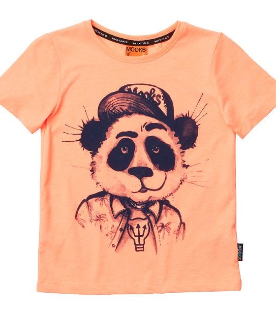 Mini MOOKS Short Sleeve Panda T-Shirt