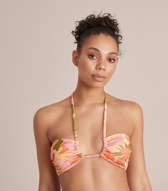 Lily Loves Textured Multi Way Bikini Swim Top