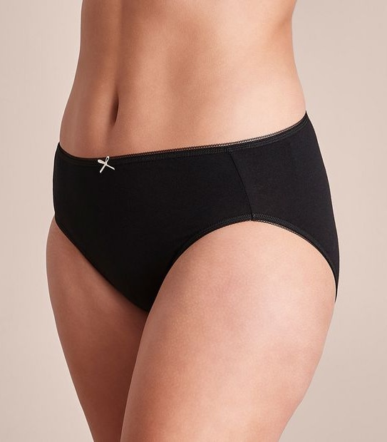 5 Pack Cotton/Elastane High Cut Briefs