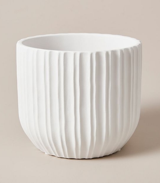 Ribbed Planter Pot - Large