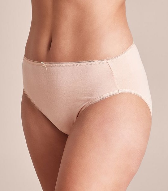 5 Pack Cotton/Elastane High Cut Briefs